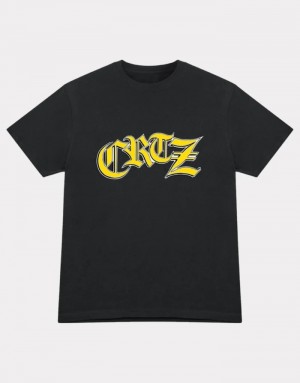 Dámské Tričko Corteiz Old English Bílé CZ | K8E-4266