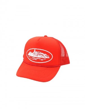 Dámské Čepice Corteiz Alcatraz Trucker Bílé CZ | W7Q-8382