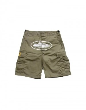 Pánské Cargos Corteiz Guerillaz 21′ Cargo Bílé CZ | W7P-0610