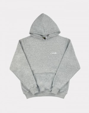 Pánské Mikina s Kapucí Corteiz Hmp Embroidery Bílé CZ | P2B-4854