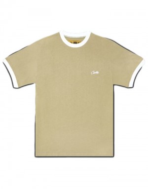 Pánské Tričko Corteiz Allstarz Ribbed Bílé CZ | N5A-9635