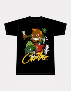 Pánské Tričko Corteiz Leprechaun 420 Bílé CZ | Y5T-2872