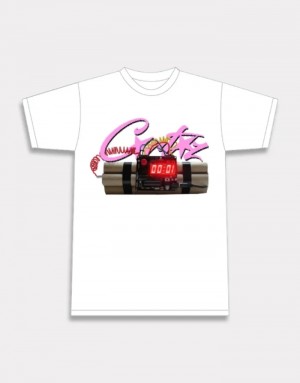 Pánské Tričko Corteiz No Time 4 Luv Bílé CZ | C0E-0623