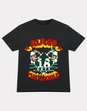 Pánské Tričko Corteiz Rtw Baseball Bílé CZ | Q4I-0990